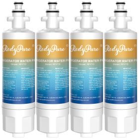 4 Pack Redypure Refrigerator Water Filter Replacement For LG LT700P, ADQ36006101,  ADQ36006102, LG 469690, LFX31935ST, RWF1200A, Kenmore 469690, 79572