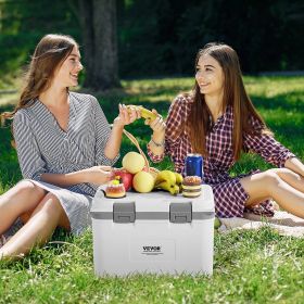 Portable Cooler 21 QT Insulated Hard Cooler 30 Can Capacity With Handles Strap