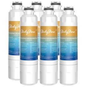 6 Pack Refrigerator Water Filter Replacement For Water Filter HAF-CIN EXP, DA29-00020B, HAF-CIN, DA29-00020B-1, RF28HMEDBSR, RF263BEAESR, RS25J500DSR,