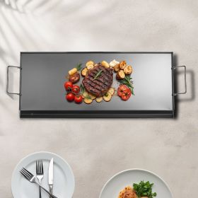 32x14 In Flat Top Griddle Carbon Steel Universal BBQ Grill Pan Cookware