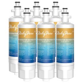 6 Pack Redypure Refrigerator Water Filter Replacement For LG LT700P, ADQ36006101,  ADQ36006102, LG 469690, LFX31935ST, RWF1200A, Kenmore 469690, 79572