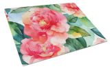 NEW Alabama Camellia in Watercolor Glass Cutting Board Decorative Tempered Glass Kitchen Cutting and Serving Board Large Size Chopping Board
