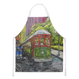 Saint Charles No. 922 Streetcar Again Apron Cooking Kitchen Server Baking Crafts Gardening for Adult Women Men, Unisex, Large, Multicolor
