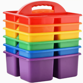 6 Storage Baskets With Handles