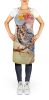 Eastern Screech Owl Apron Cooking Kitchen Server Baking Crafts Gardening for Adult Women Men, Unisex, Large, Multicolor