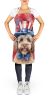 Labradoodle Patriotic American Apron Cooking Kitchen Server Baking Crafts Gardening for Adult Women Men, Unisex, Large, Multicolor