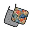 Sand Dollars Pair of Pot Holders Kitchen Heat Resistant Pot Holders Sets Oven Hot Pads for Cooking Baking BBQ, 7 1/2 x 7 1/2