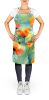 NEW California California Poppies in Watercolor Apron Cooking Kitchen Server Baking Crafts Gardening for Adult Women Men, Unisex, Large, Multicolor