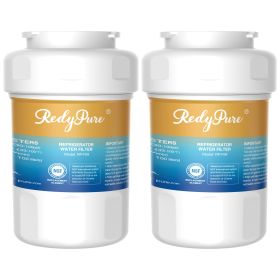 2 Pack Refrigerator Water Filter Replacement For GE MWF, SmartWater MWFP, MWFINT, MWFA, GWF, HDX FMG-1, Kenmore 9991, GSE25GSHECSS, WFC1201 Water Filt