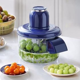 Ormos Electric Grape Peeling Machine - Automatic Garlic & Tomato Peeler, Rechargeable Fruit Skin Remover Tool For Small Fruits, Home Kitchen Gadget-Bl