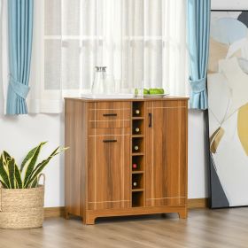 Retro Wine Cabinet for 6 Bottles (Option: Brown-1030x480x235 mm)