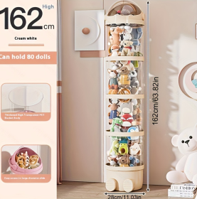 Toy Storage Bucket (Option: White)