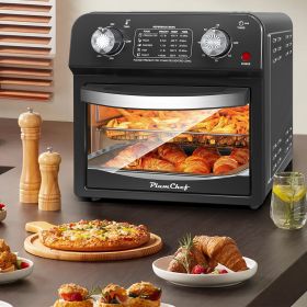 12.5 Qt Air Fryer With Dual Knob Control, Temperature Range, 60-Min Timer, Presets For French Fries, Pizza, Chicken, Fish, And Toast Healthy Oil- (Option: GA12S01)