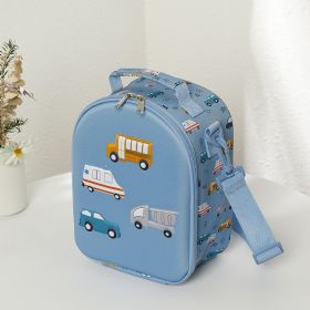 Cute Lunch Insulated Bag, Portable Outdoor Makeup Bag, Insulated And Cold, Suitable For Holding Lunch And Cold Drinks, Also A Cute Backpack For Childr (Option: Blue)