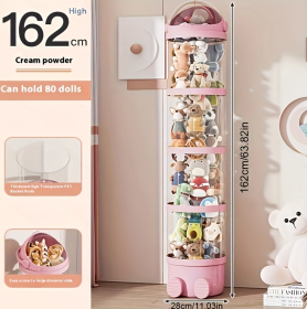 Toy Storage Bucket (Option: Pink)