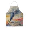 Blue Heron Apron Cooking Kitchen Server Baking Crafts Gardening for Adult Women Men, Unisex, Large, Multicolor