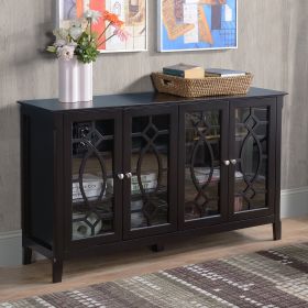Sideboard Buffet Cabinet (Option: Coffee-1525x495x120 mm)