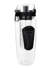 32Oz Fruit Infusing Infuser Water Bottle Water Fruit Bottle BPA Free Plastic Sport Fruit Infuser Water Bottles With Infuser Juice Shaker Drink Bottle (Option: Style F)