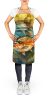 Brown Trout Apron Cooking Kitchen Server Baking Crafts Gardening for Adult Women Men, Unisex, Large, Multicolor